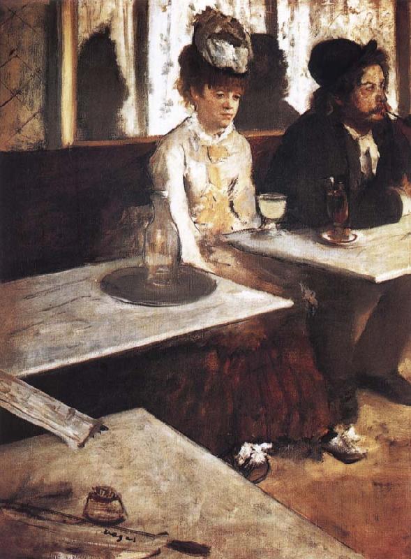 Germain Hilaire Edgard Degas In a Cafe